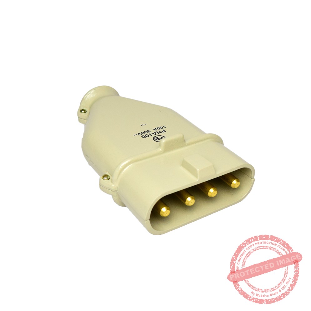 Enchufe industrial blindado 3x100A+T 500V