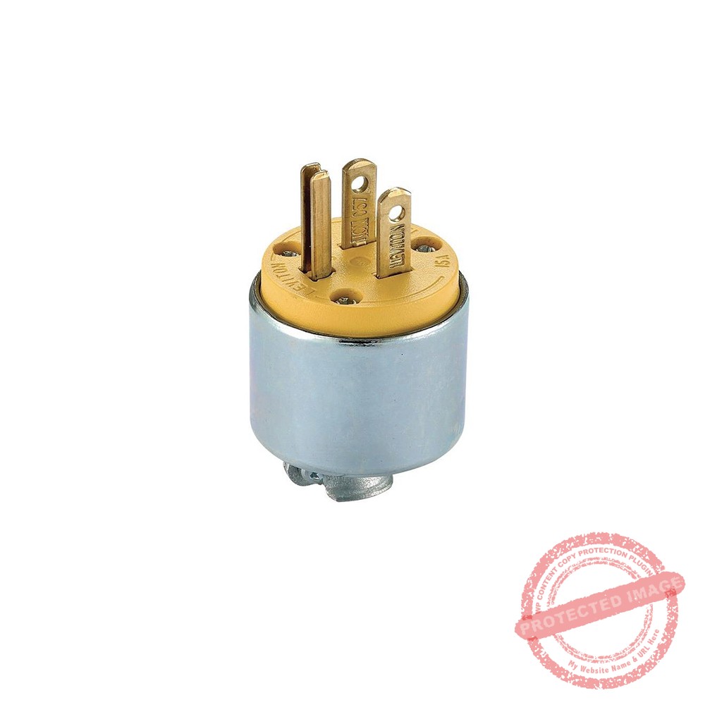 Enchufe plano blindado 2x15A+T 125/250V NEMA 5-15P