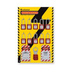 Estación de equipos de bloqueos 486x300x60mm