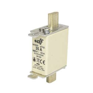 Fusible NH-000 35Ax500VAC ICC:120kA c/indicador falla gL-gG