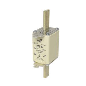 Fusible NH-II 250Ax500VAC ICC:120kA c/indicador falla gL-gG