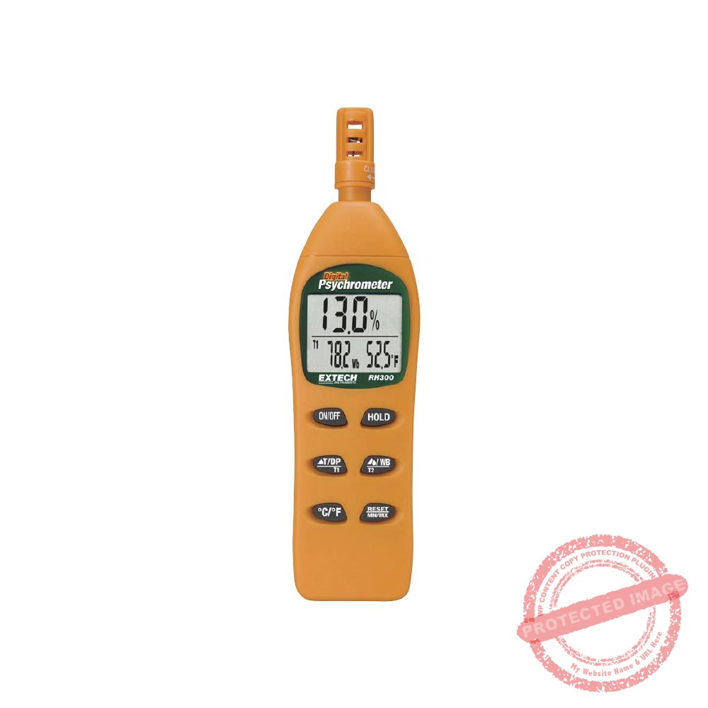 Higrómetro digital -20/70°C, RH 10-99% punto de rocío