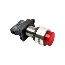 Indicador LED rojo, 22mm, 240VAC, CL1.ZONA 1