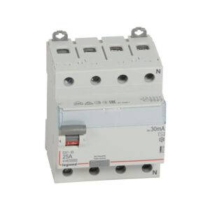 Interruptor diferencial 4x25A 30mA 230V 4 módulos DIN