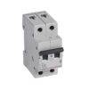Interruptor termomagnético 2x10A 10/6kA 230/440V tipo C DIN RX3