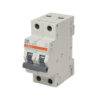 Interruptor termomagnético 2x10A 6kA 240/415V tipo C DIN