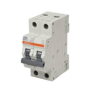 Interruptor termomagnético 2x10A 6kA 240/415V tipo C DIN