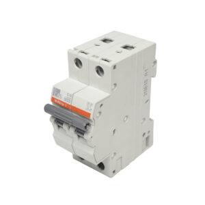 Interruptor termomagnético 2x16A 6kA 240/415V tipo C DIN