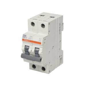 Interruptor termomagnético 2x20A 6kA 240/415V tipo C DIN