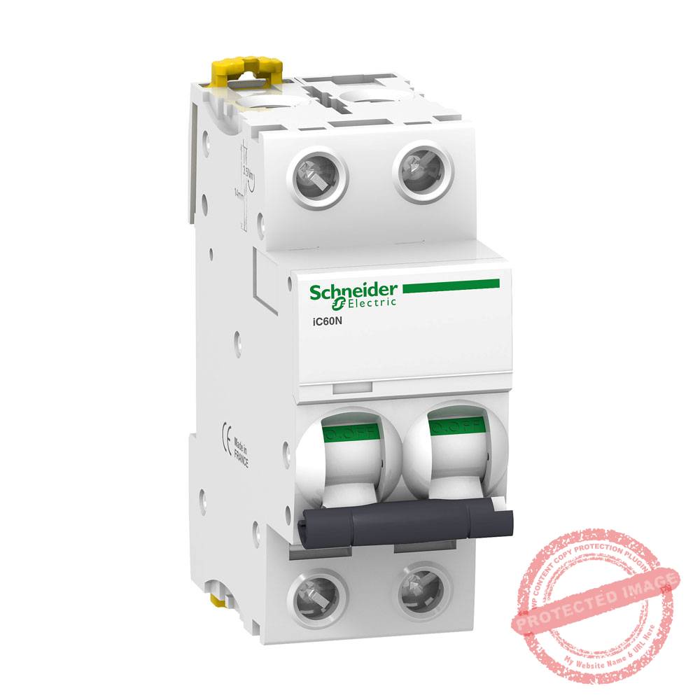 Interruptor termomagnético 2x25A 20/10/6kA 240/400/440V tipo C IC60N DIN