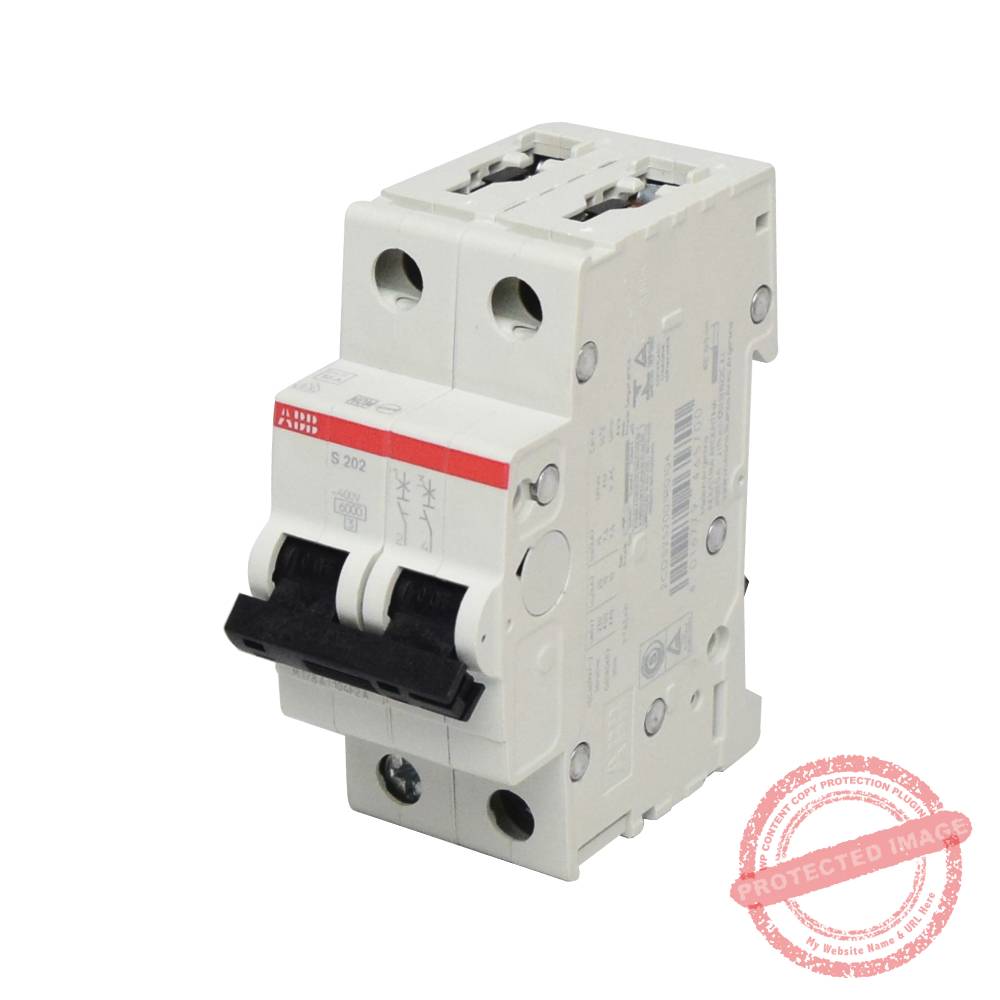 Interruptor termomagnético 2x63A 20/10kA 230/400V tipo C DIN