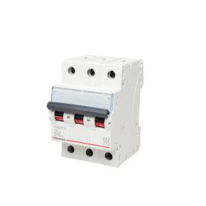 Interruptor termomagnético 3x16A 10kA 220V tipo C DIN BTDIN