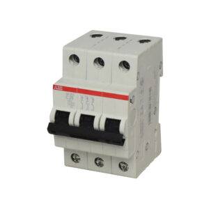 Interruptor termomagnético 3x25A 10/6kA 230/400V tipo C DIN