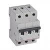 Interruptor termomagnético 3x32A 10/6kA 230/440V tipo C DIN RX3