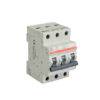 Interruptor termomagnético 3x6A 6kA 240/415V tipo C DIN