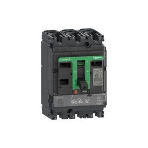 Interruptor termomagnético regulable 3X40-100A 65kA 440VAC NSX100H