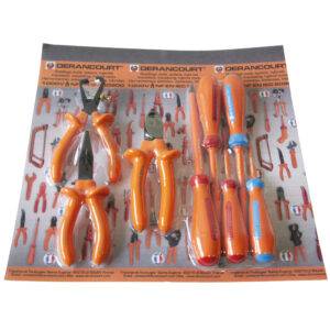 Kit de herramientas 3 alicates 5 destornilladores