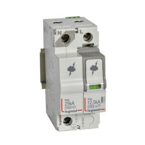 Limitador de sobretensión T1+2 1P+N 25kA 320V