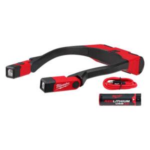 Linterna para cuello Led 400Lm, IP54, RedLithium USB