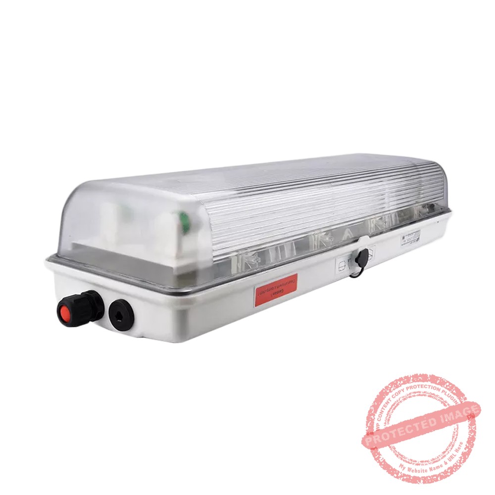 Luminaria lineal p/ambientes explosivos fluorescentes 2x36W IP66, ZONA 2,21