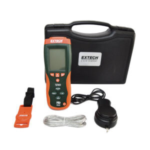 Luxómetro digital 400000 lux/40000FC, precisión +/-5% c/USB