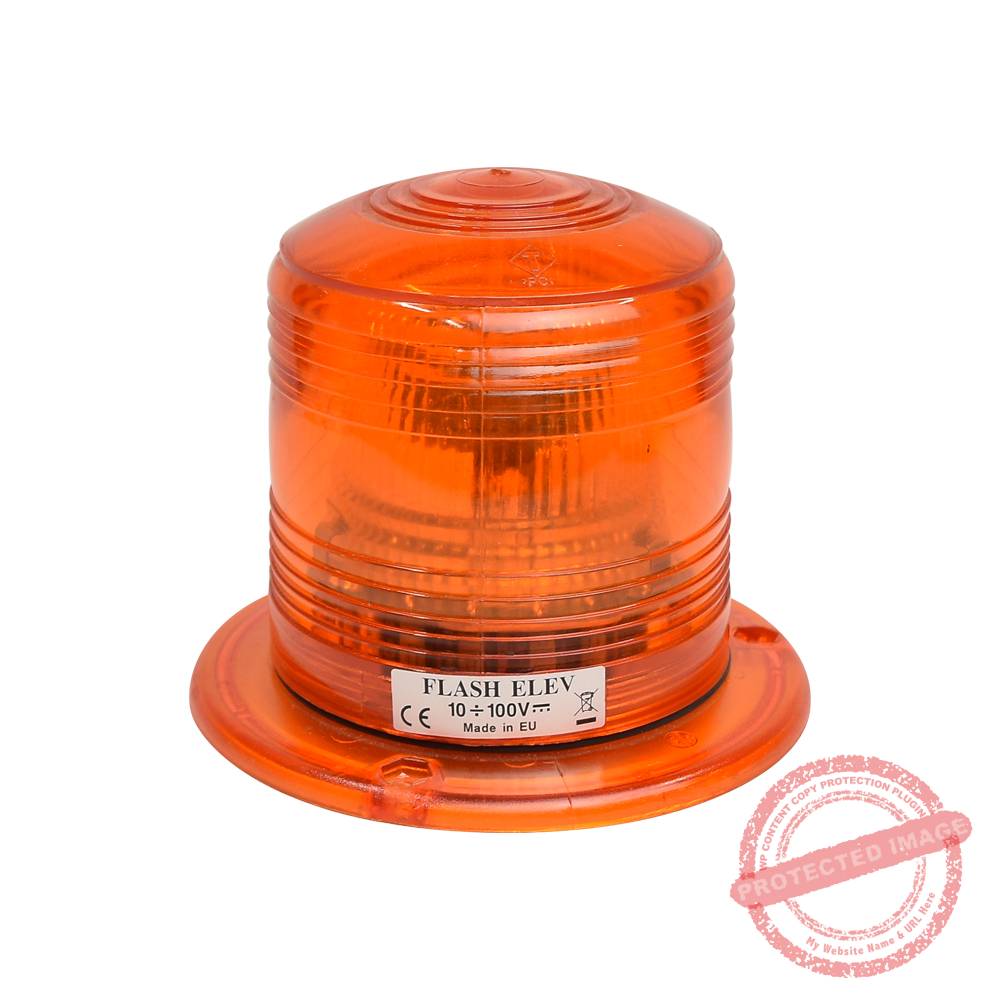 Luz de destellos 10/100VDC Flash Elev ámbar IP54