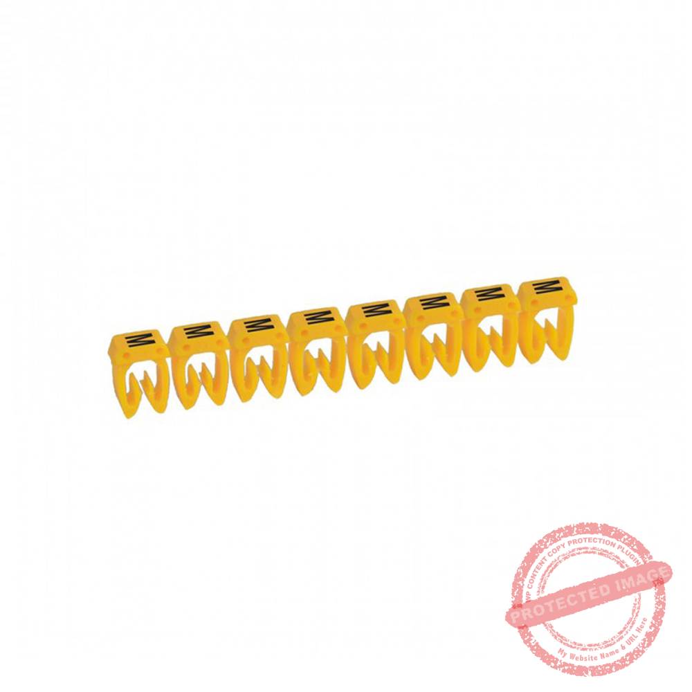Marcador letra: M para cable 0.5-1.5mm2 x30und