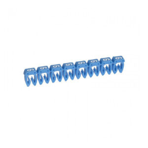 Marcador número: 6 para cable 1.5-2.5mm2 azul x30und