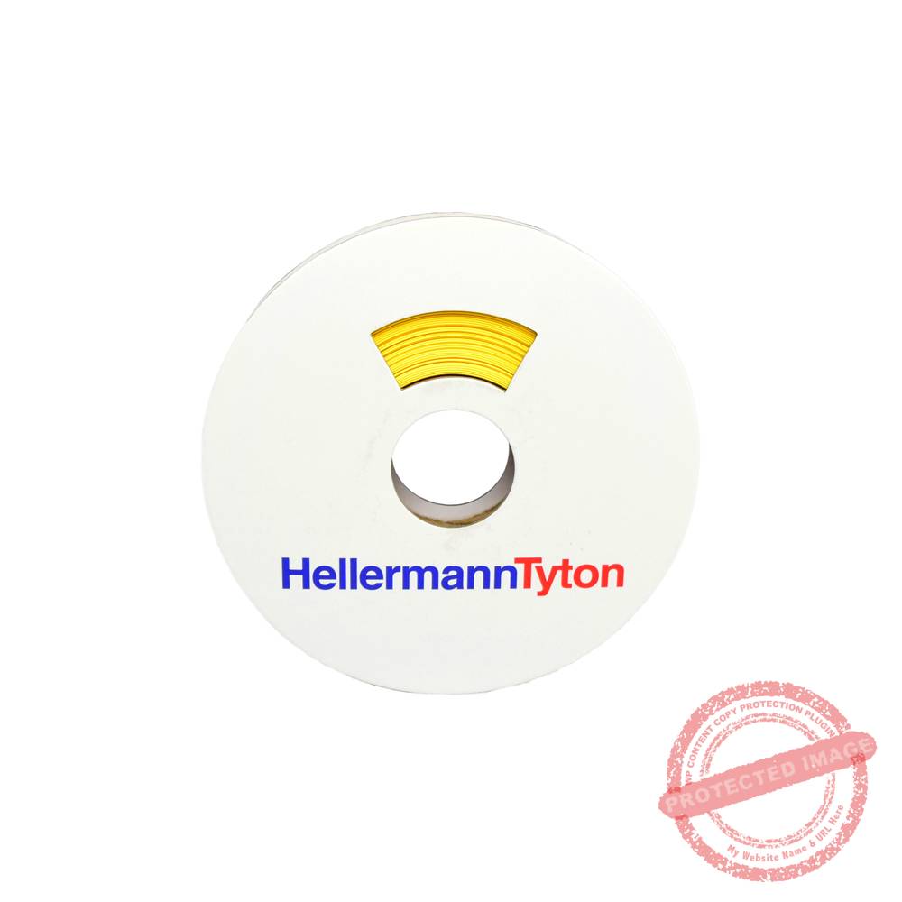 Marcador termocontraíble para cable Tult 18/6¨ amarillo