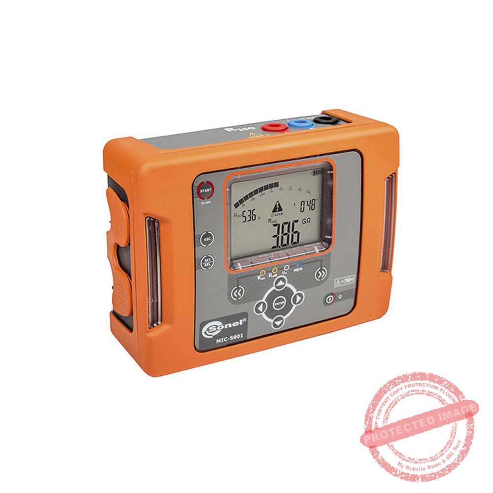 Megóhmetro digital 5kV/5TOhms, IP65