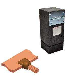 Molde tipo CB-4 cable-platina 185mm2-5x40mm horizontal