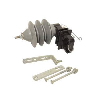 Pararrayo óxido zinc polimérico 10kV 10kA 105kV BIL clase 1