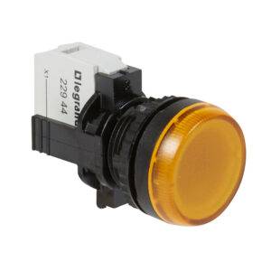 Piloto amarillo 220VAC 22mm