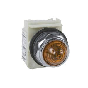 Piloto completo ámbar 120VAC/DC 30mm IP66 NEMA