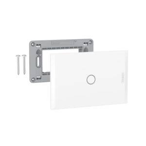 Placa ciega c/soporte blanco