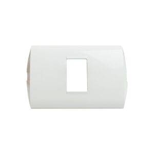 Placa de 1 módulo c/soporte Blanco Modus Style
