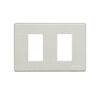 Placa de aluminio 2 polos rectangular p/soporte 503SA