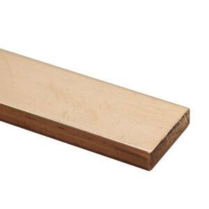 Platina de cobre duro desnudo 10x120mm 6mts