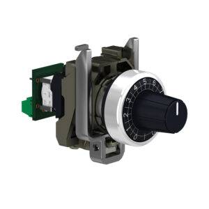 Potenciómetro completo de metal 10kOhm 22mm IP66