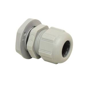 Prensaestopa de PVC con tuerca PG-16 IP68