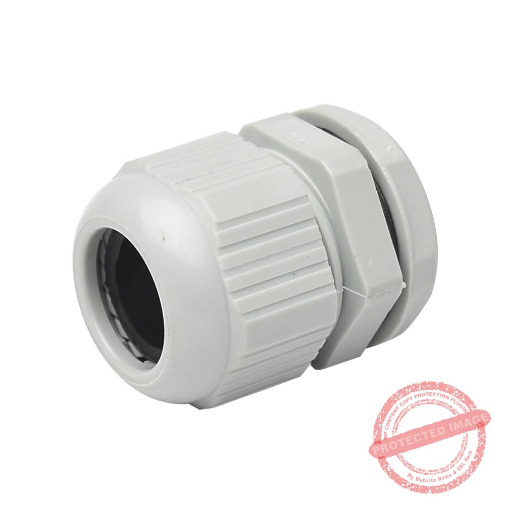 Prensaestopa de PVC con tuerca PG-21 IP68 Heavy Duty