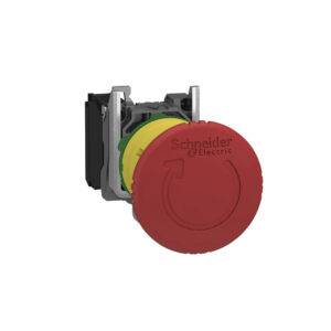 Pulsador de emergencia desenclavamiento por giro 22mm-40mm 1NC