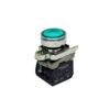 Pulsador luminoso rasante verde 22mm 220VAC NA+NC