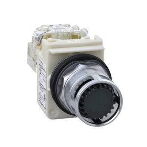 Pulsador luminoso verde 30mm 120VAC NEMA