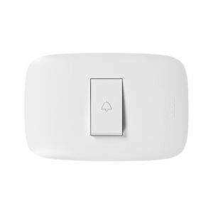 Pulsador unipolar timbre 10A 250V NA blanco Domino Sencia
