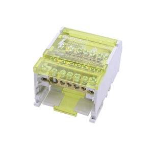 Repartidor modular tetrapolar 125A 20kA 500V 2x16+5x6mm