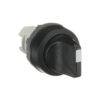 Selector manija corta no luminoso 3 posiciones fijas 22mm 2NA negro