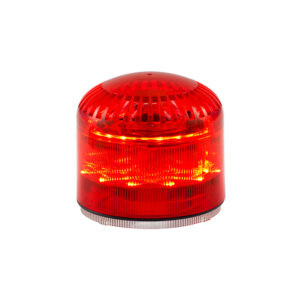 Sirena/baliza LED rojo 12/24VAC/DC 115dB IP65 (MLINE)