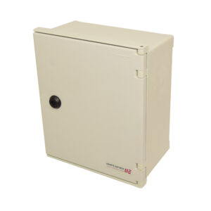 Tablero p/adosar de poliéster 300x250x140mm c/placa montaje metálico IP66