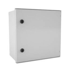 Tablero p/adosar de poliéster 400x300x200mm c/placa montaje metálico IP66